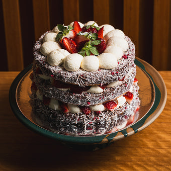 Lamington Berry Cake (Egg Free)